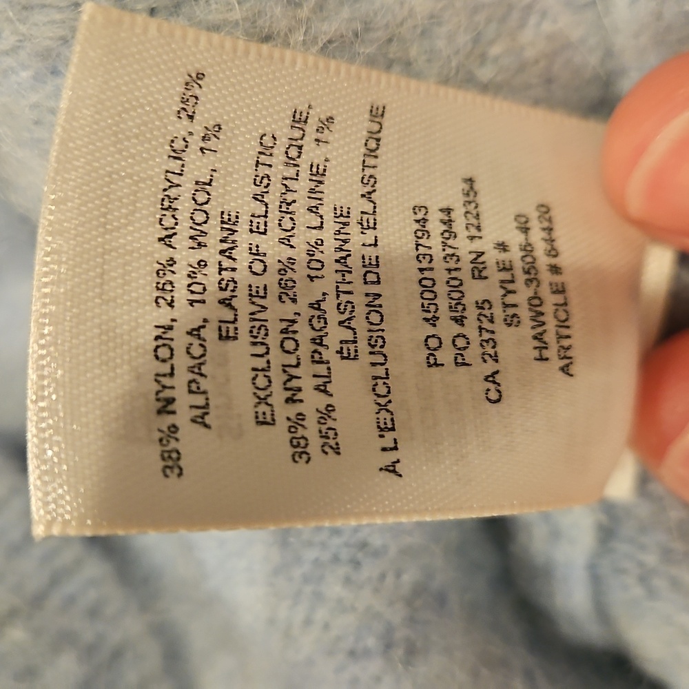 Babaton Soft Sky Blue Crew Neck Sweater - Picture 5 of 5